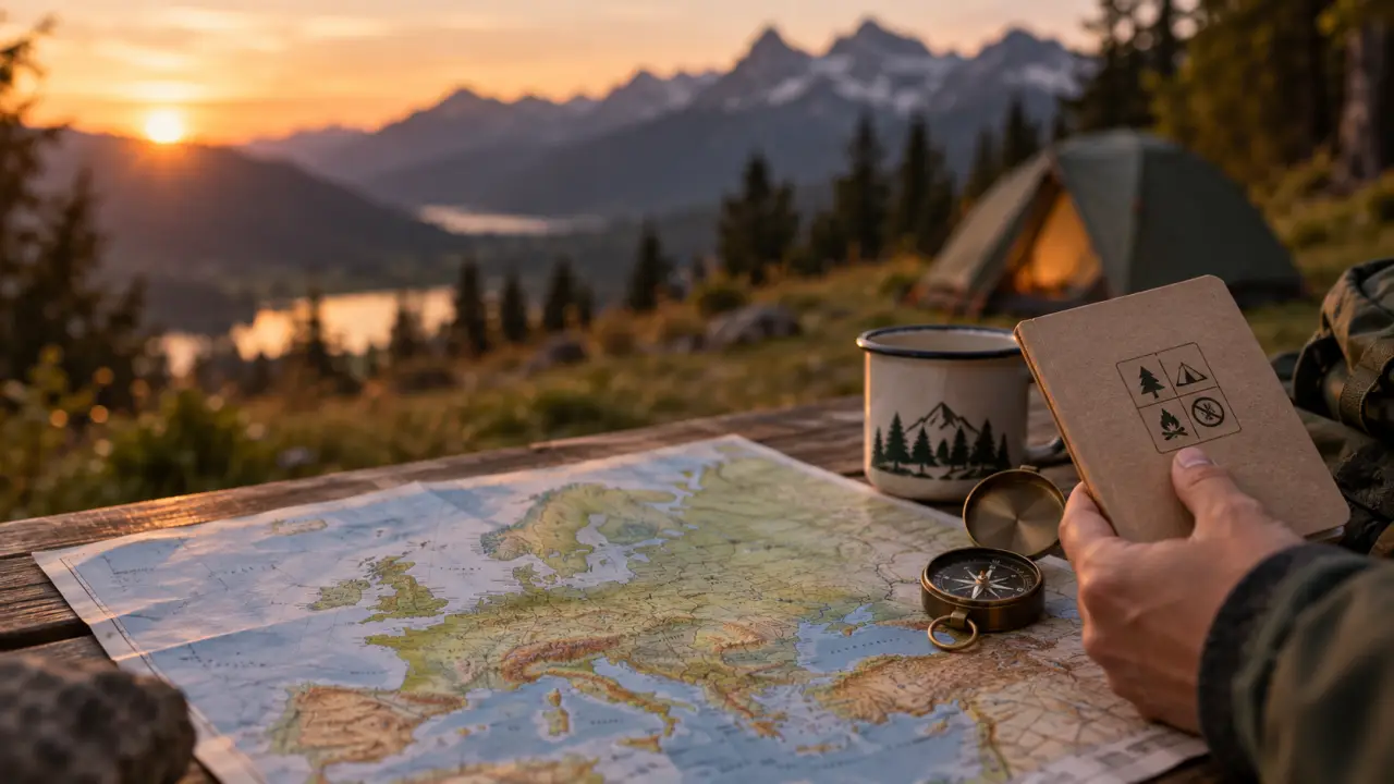 Camping sauvage en Europe : chaque nuit se prépare selon la règle locale